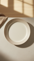 Delicate Porcelain Dinner Plate